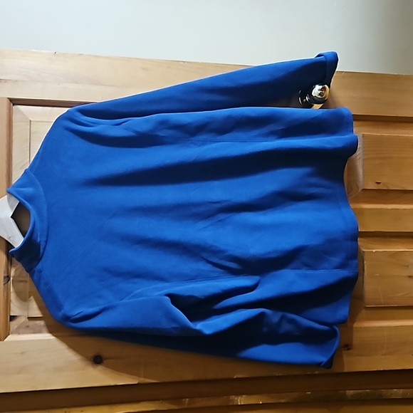 EUC anavy blue size Large fleece jacket - Picture 2 of 3